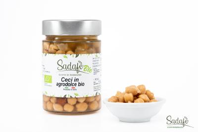 SWEET AND SOUR ORGANIC CHICKPEAS 330g